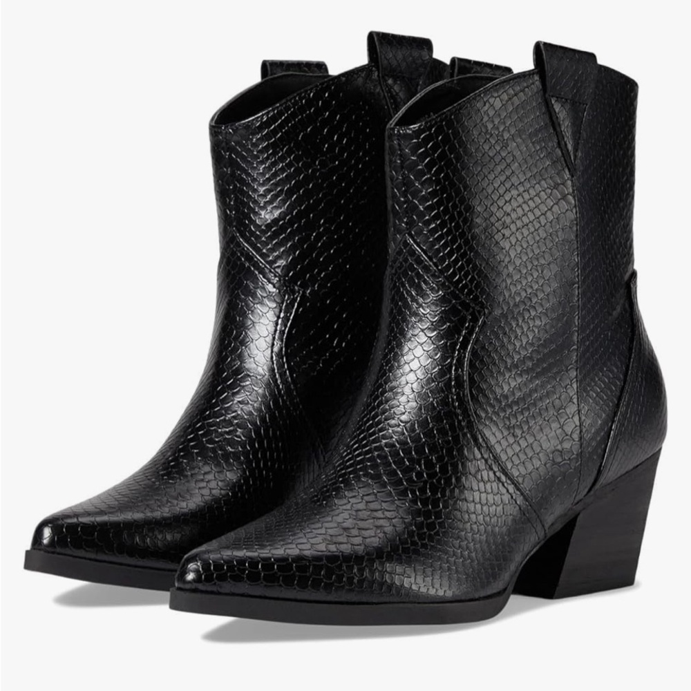 New! Dolce Vita Black Western Keilani Booties Boots size 6